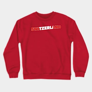 Switzerland Vintage style retro souvenir Crewneck Sweatshirt